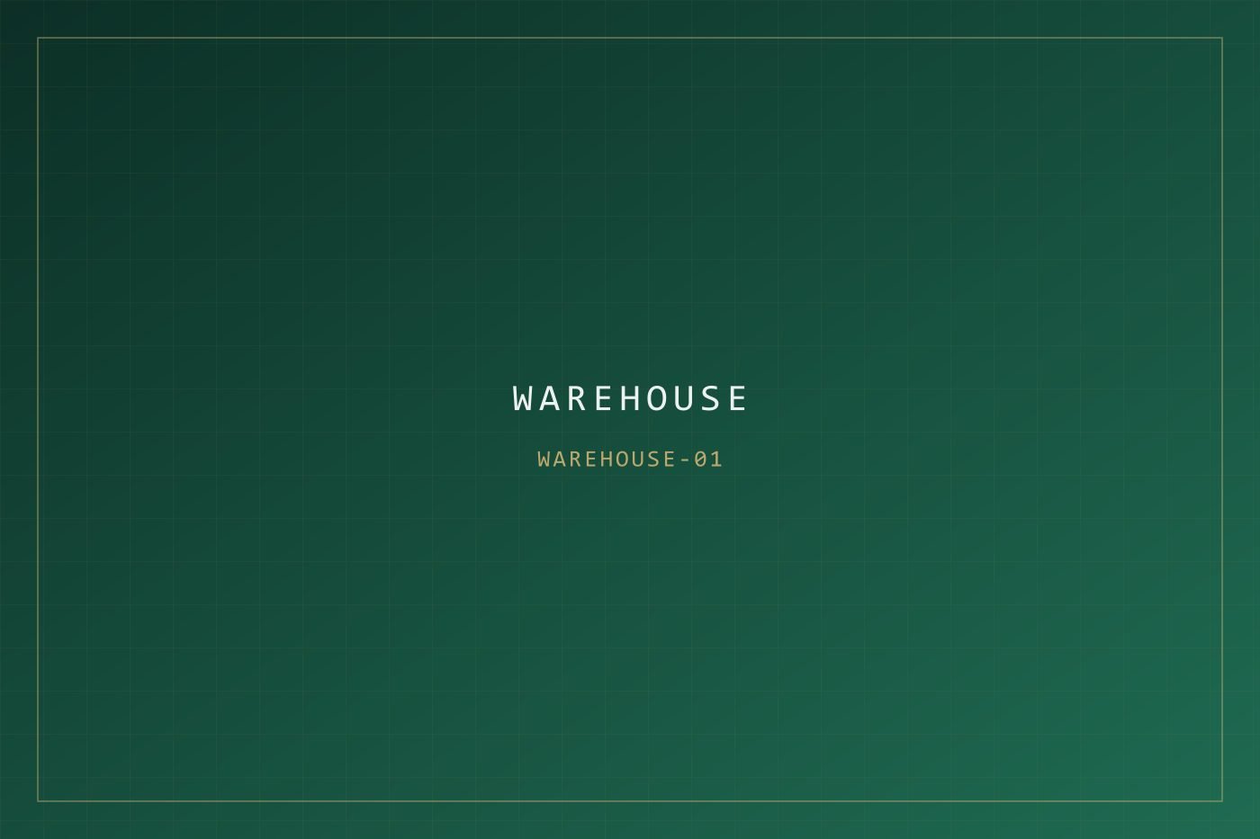Main warehouse aisle with racked ambient stock