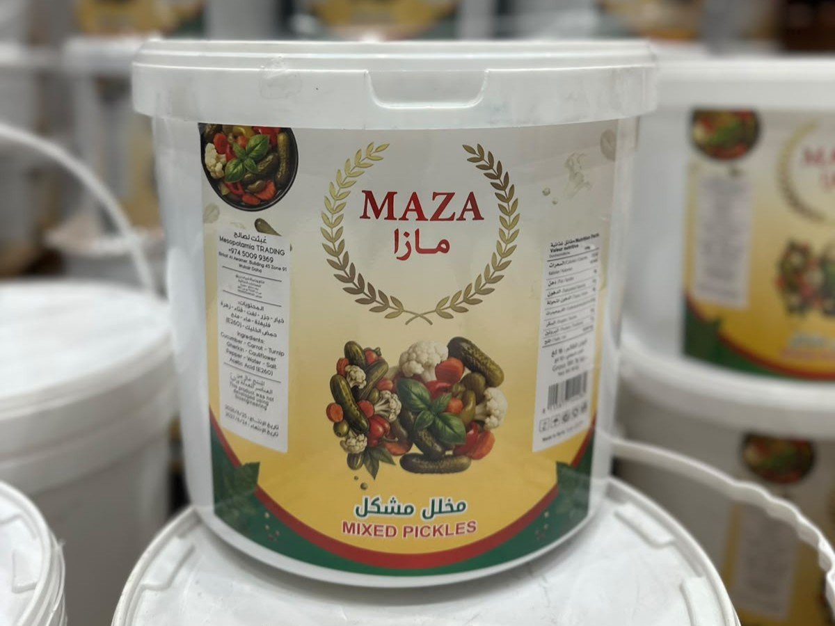 Maza Mixed Pickles packaging
